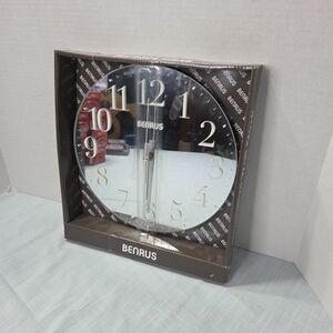 Benrus Black and Silver Wall Clock